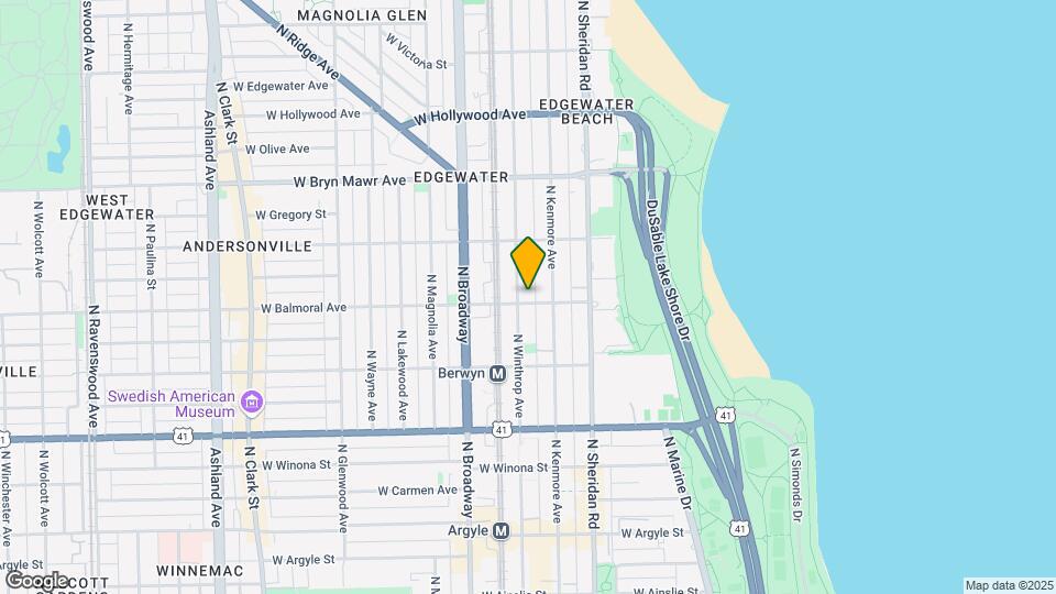 5401 N Winthrop Ave Map and Location Details
