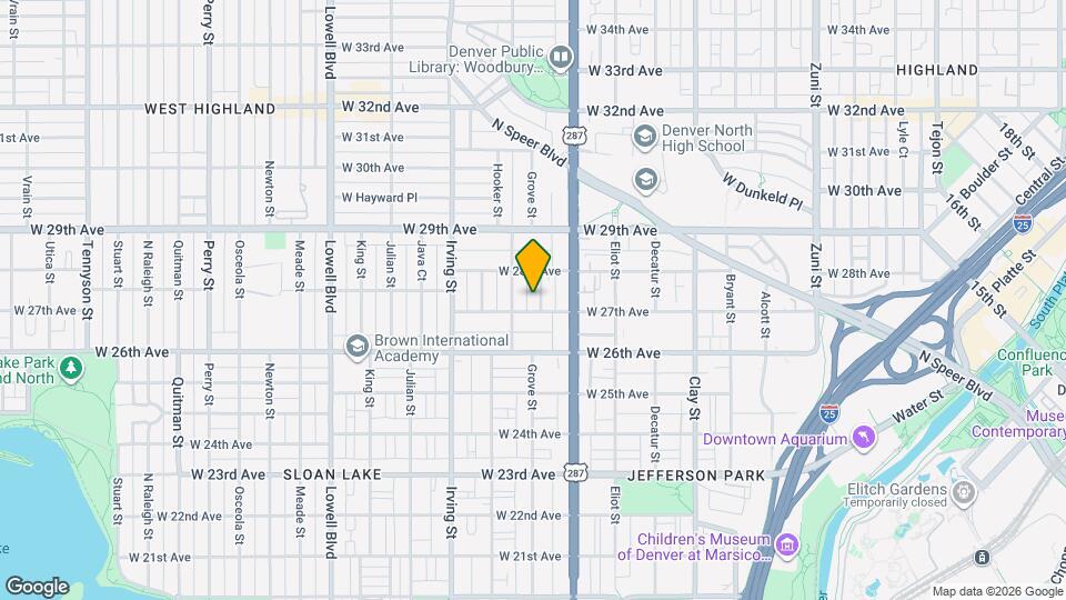 2713 Grove St Mapa y Detalles de la Ubicación