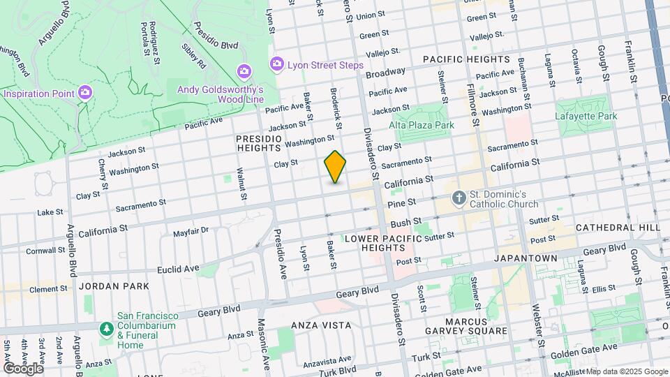 2946-2948 California St Mapa y Detalles de la Ubicación