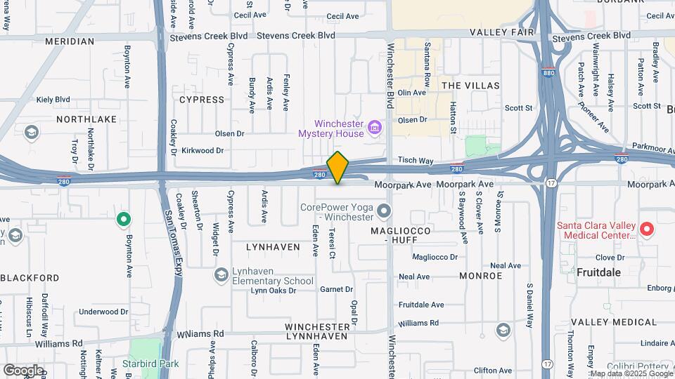 3208 Moorpark Ave Mapa y Detalles de la Ubicación