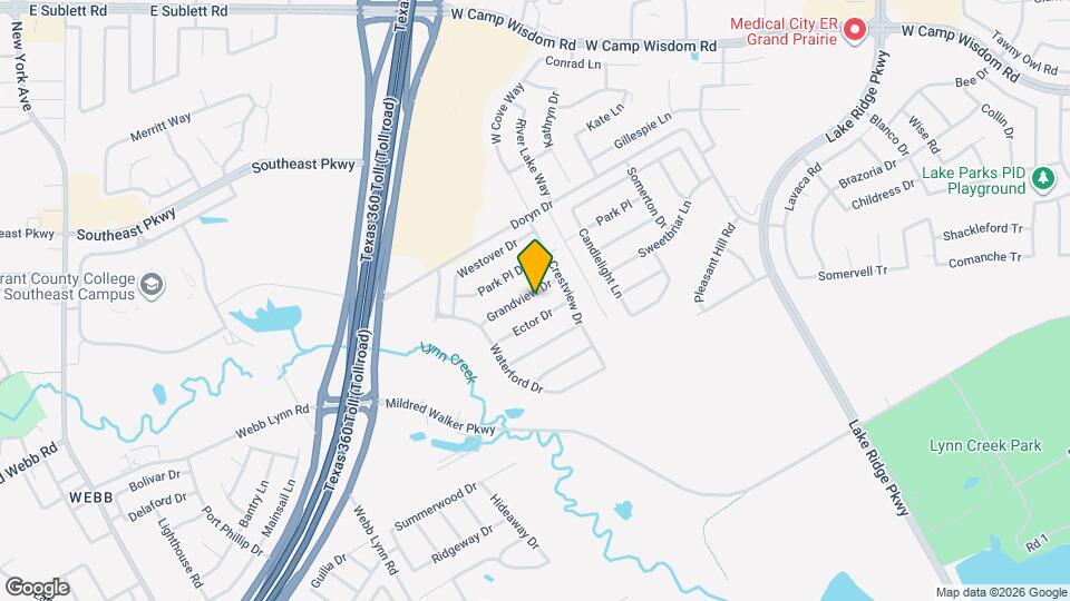 2831 Grandview Dr Map and Location Details