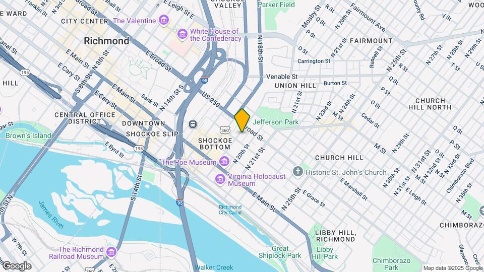 205 N 19th St Map and Location Details