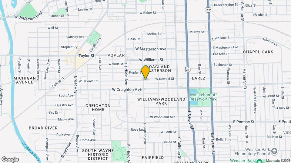 339 W Dewald St Map and Location Details