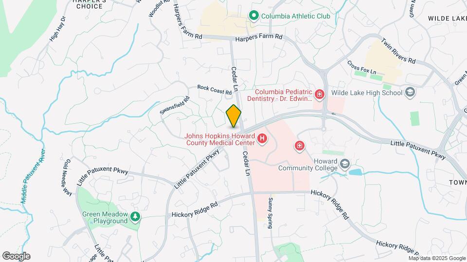 5722 Cedar Ln Map and Location Details