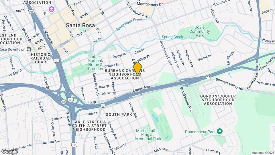 447 S E St Mapa y Detalles de la Ubicación