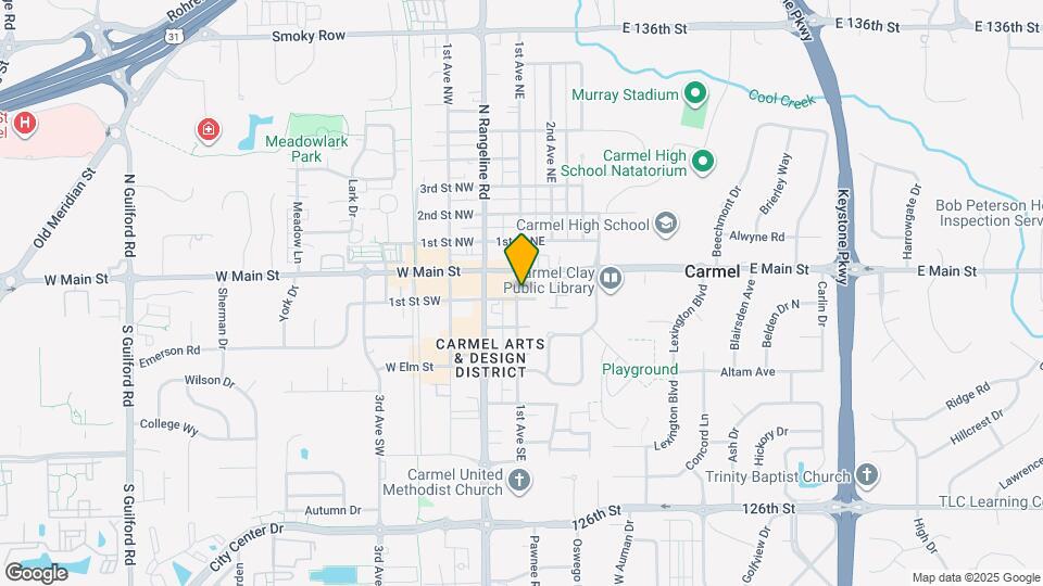 110 1st St SE Map and Location Details