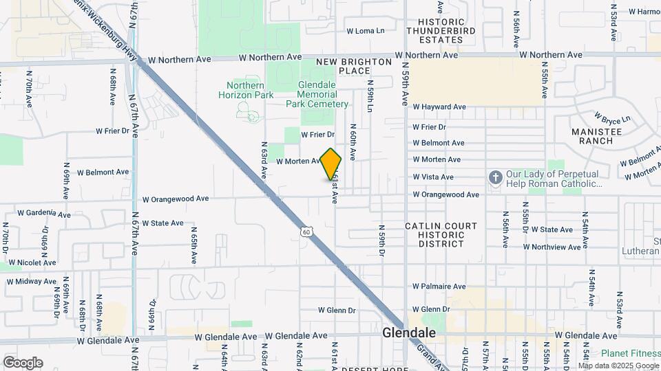 7518-7520 7524, 7530 N. 61st Ave Mapa y Detalles de la Ubicación