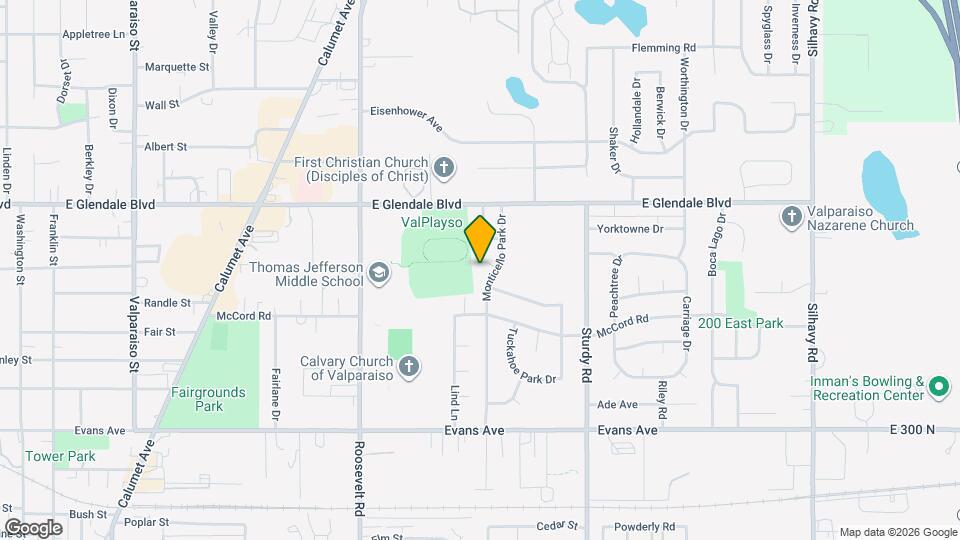 1606 Glenrose Ct Map and Location Details