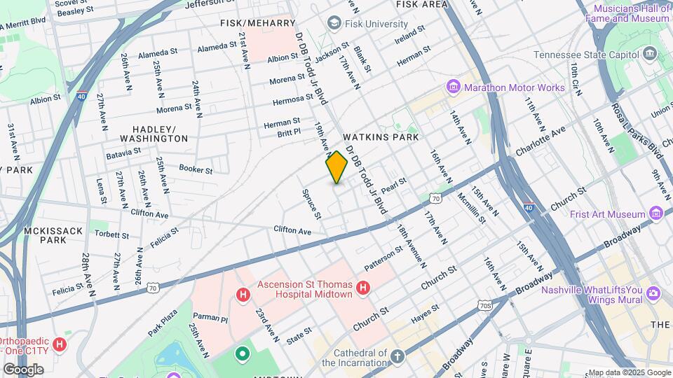 1821 Jo Johnston Ave Mapa y Detalles de la Ubicación