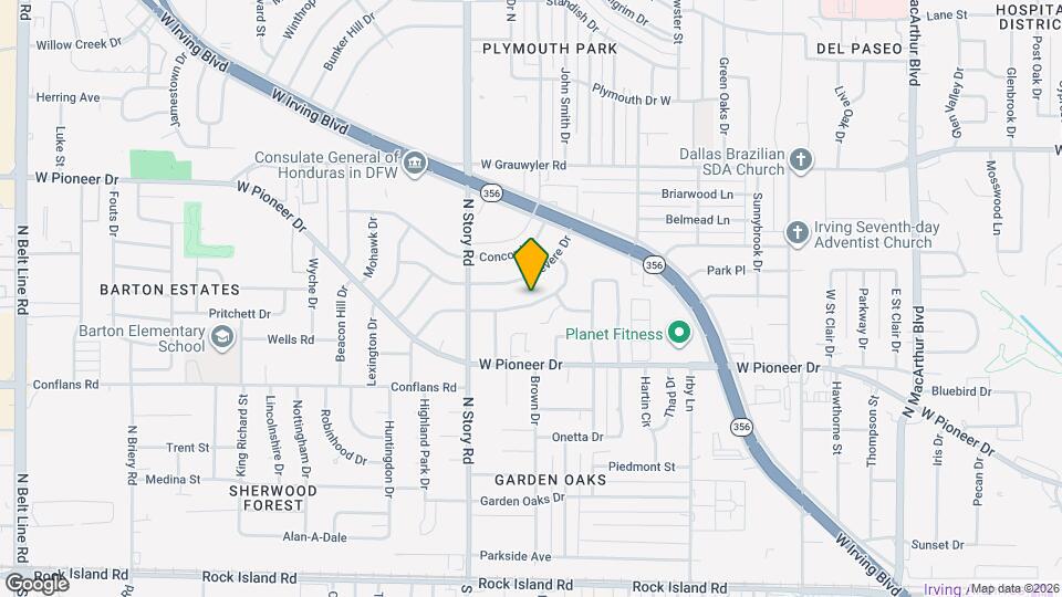 2227 Cambridge Dr Map and Location Details