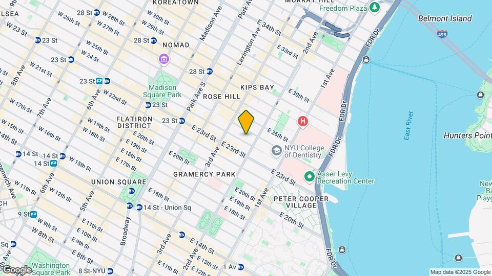 235 E 24th St Mapa y Detalles de la Ubicación