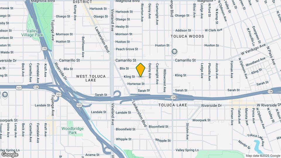 10808 Kling St Map and Location Details