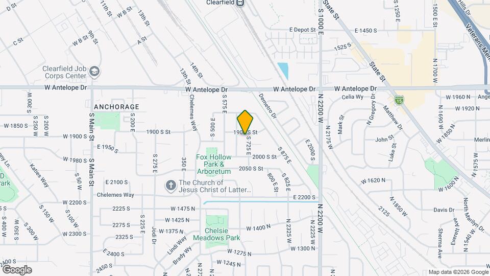 1934 S 725 E Map and Location Details