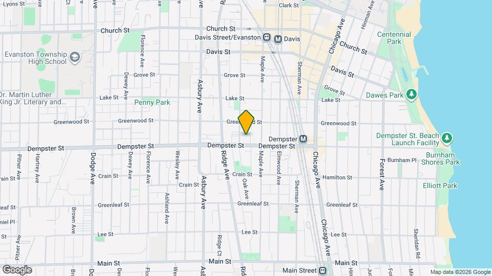 1309 Oak Ave, Unit L3 Map and Location Details