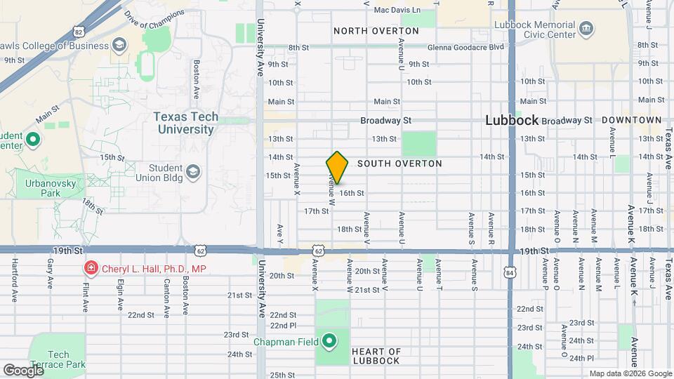 2222 16th St Map and Location Details