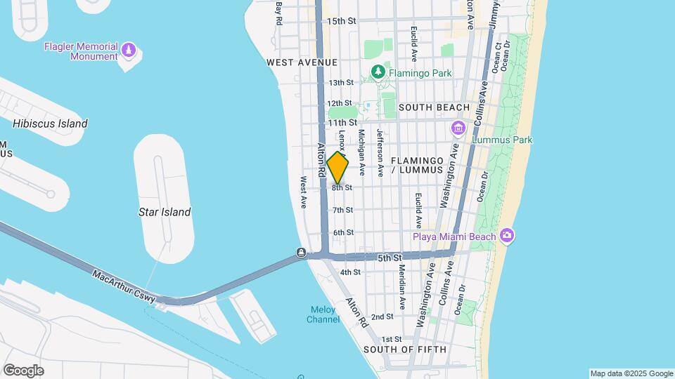 760 Lenox Ave Mapa y Detalles de la Ubicación