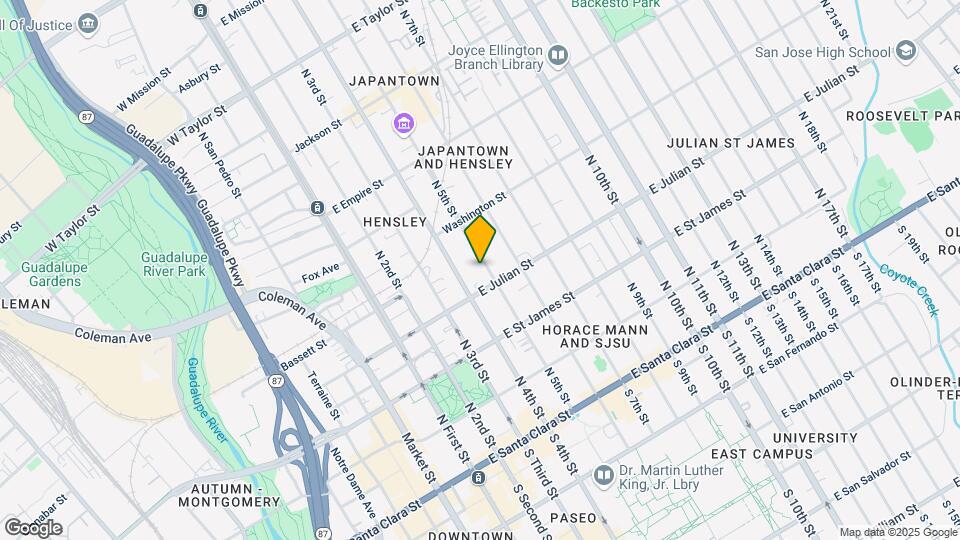 323 N 5th St Map and Location Details