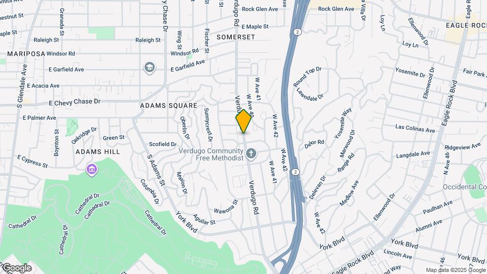 4435 Verdugo Rd, Unit 4435 Verdugo Rd Map and Location Details