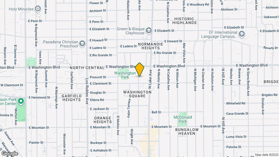 1262 N Hudson Ave, Unit 1262 Map and Location Details