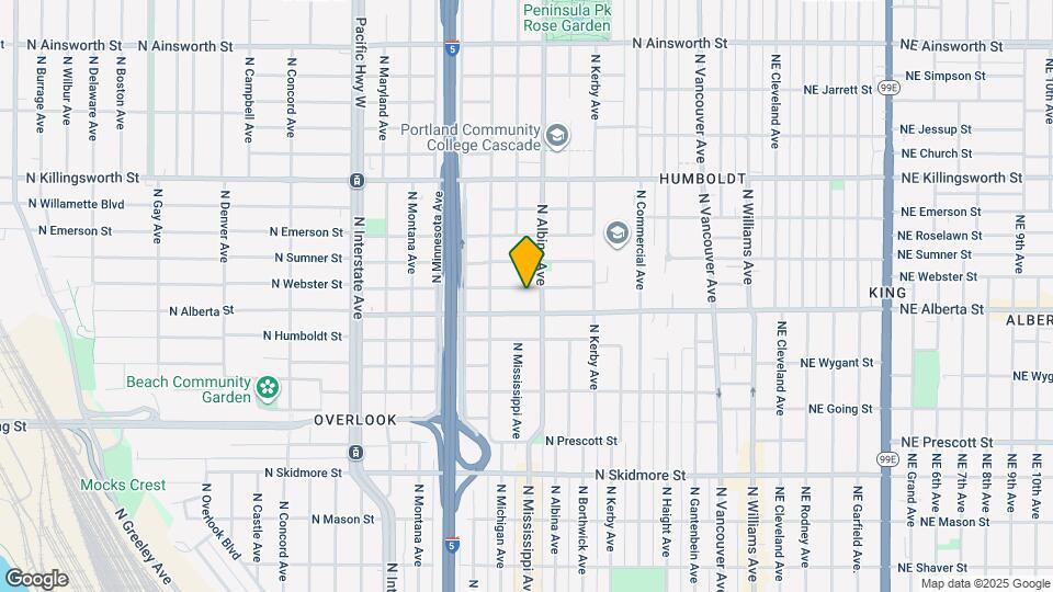 828 N Webster St Mapa y Detalles de la Ubicación