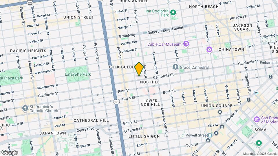 1462 California St Map and Location Details