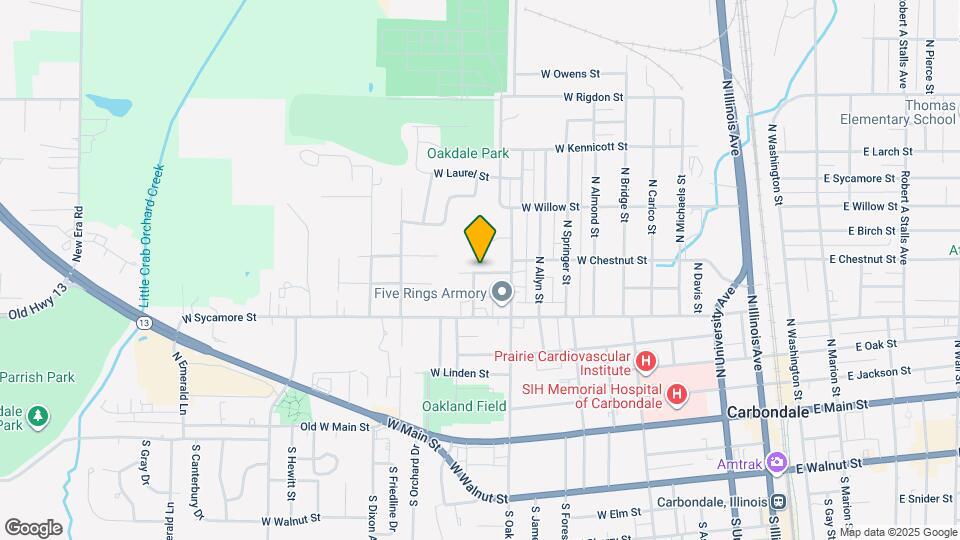 906 W McDaniel St Map and Location Details