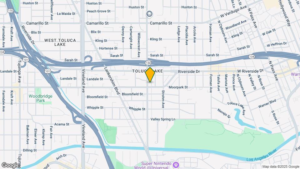 4406 Cahuenga - fully renovated unit in Toluca Lake Map and Location Details