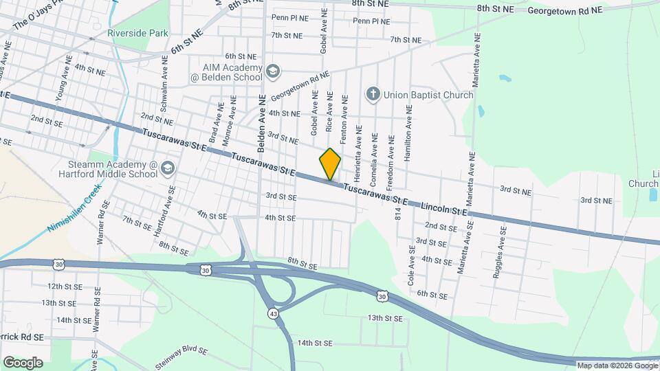 2328 Tuscarawas St E Mapa y Detalles de la Ubicación