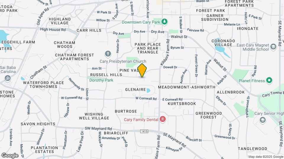 702 Jefferson Dr Map and Location Details