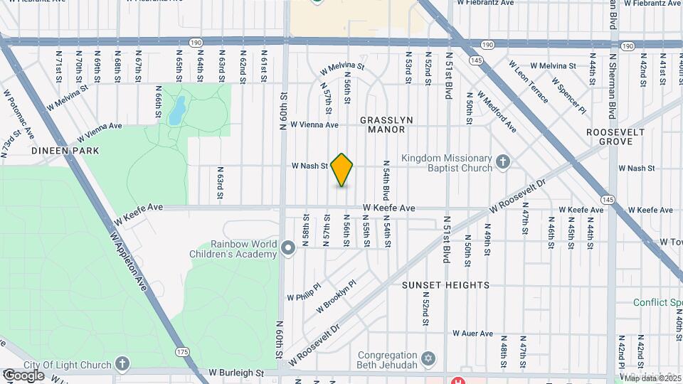 3527 N 56th St Map and Location Details