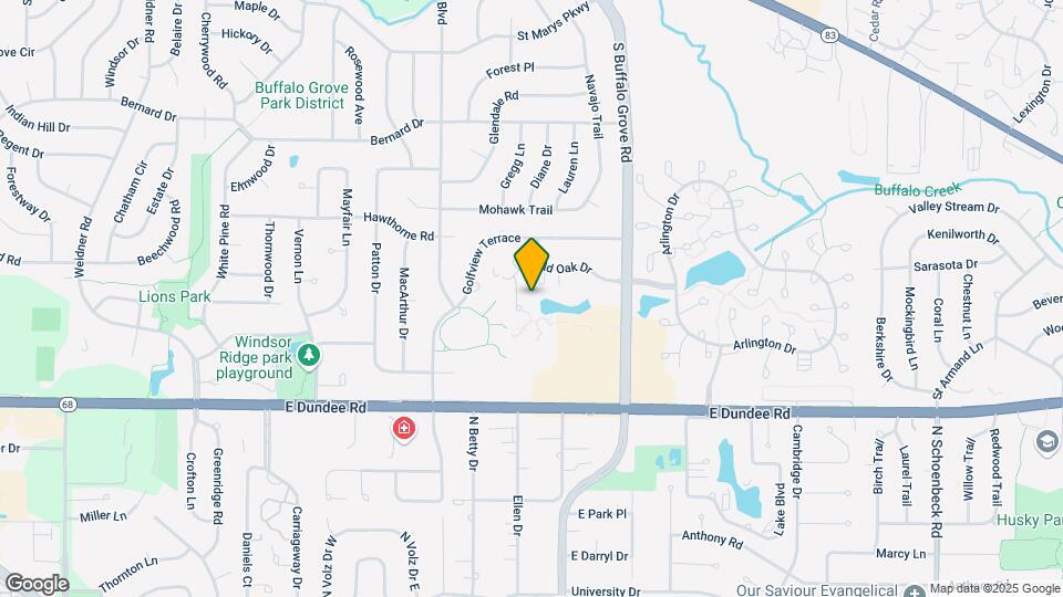 243 Old Oak Ct W Map and Location Details