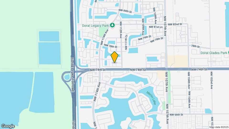 7454 NW 112th Pl Map and Location Details