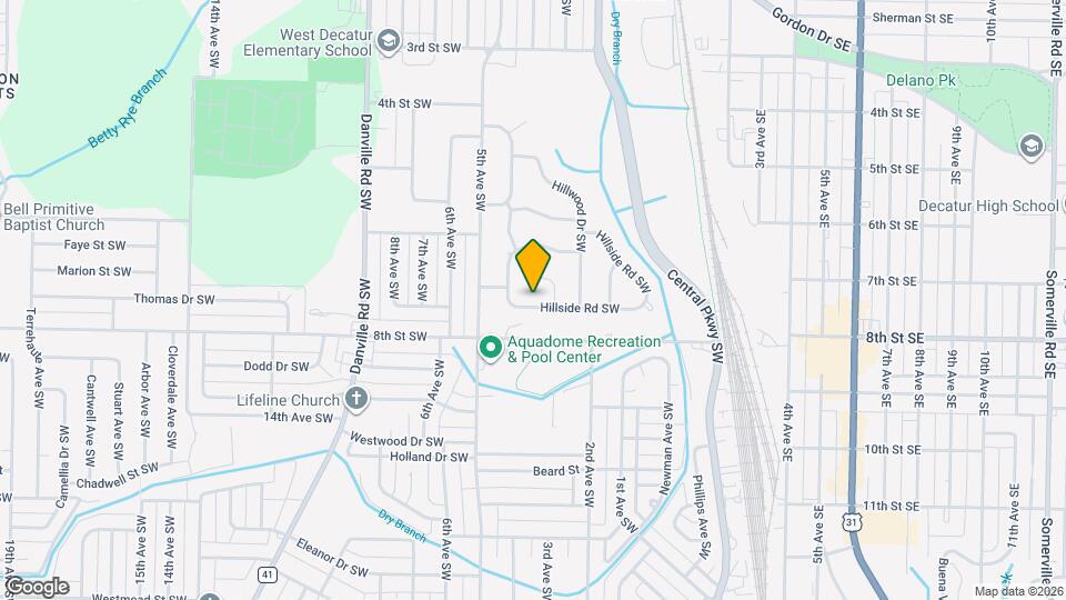 315 Hillside Rd SW Map and Location Details