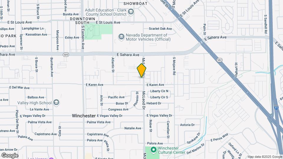 2667 McLeod Dr Mapa y Detalles de la Ubicación