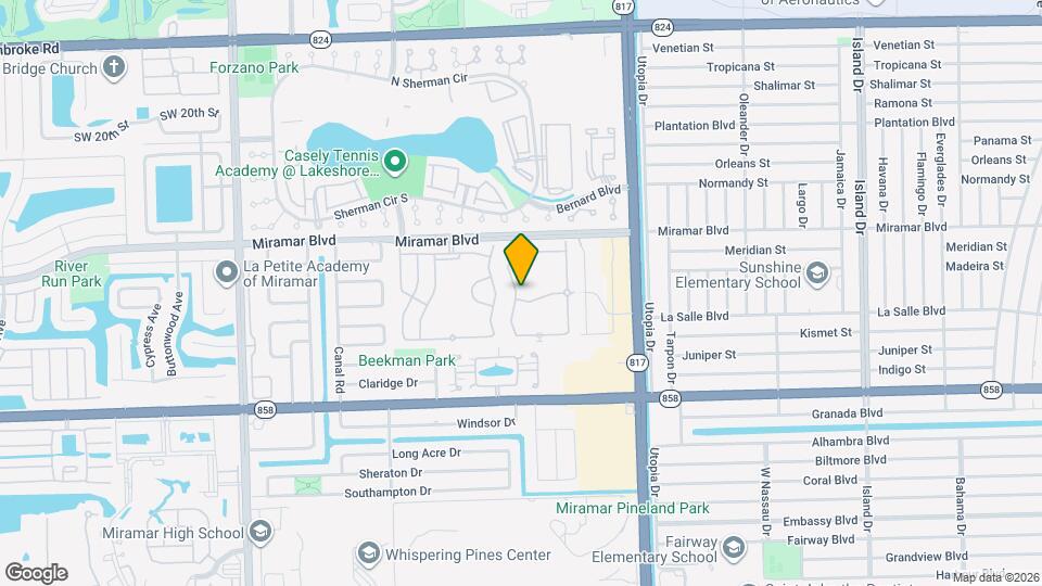 8299 SW 27th St Map and Location Details