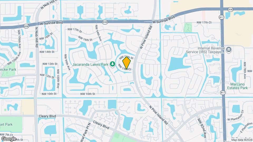 9090 NW 11th Ct Map and Location Details