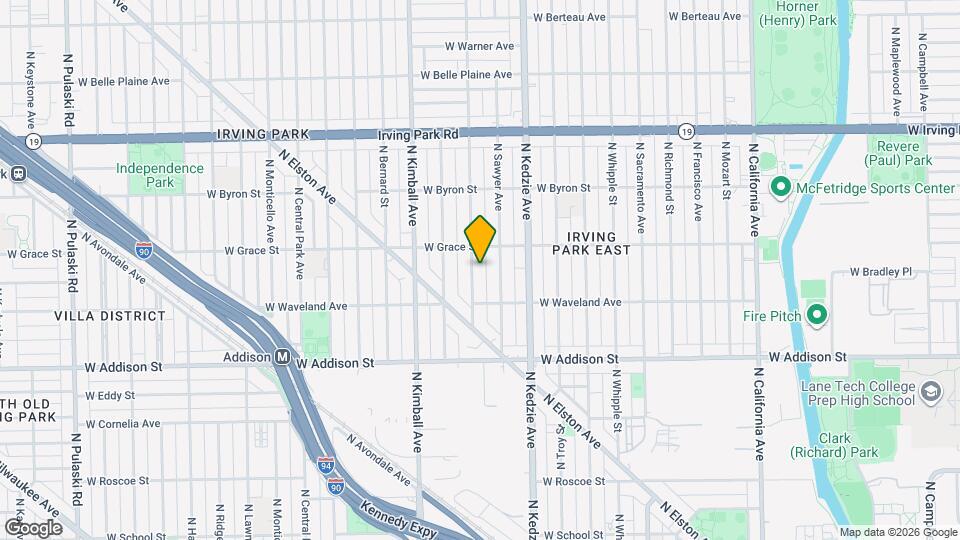 3735 N Spaulding Ave Mapa y Detalles de la Ubicación