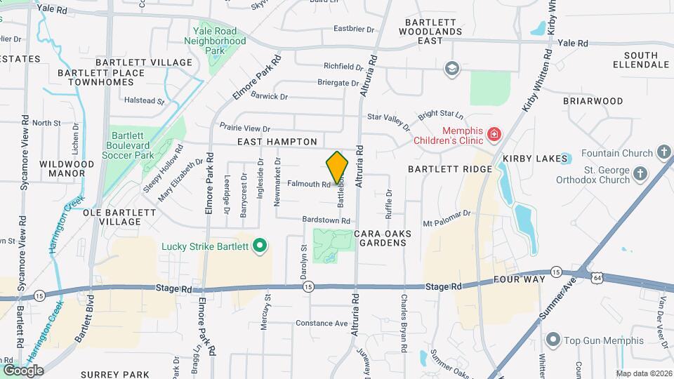 6419 Falmouth Rd Map and Location Details