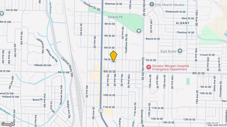 1107 8th Ave SE Map and Location Details