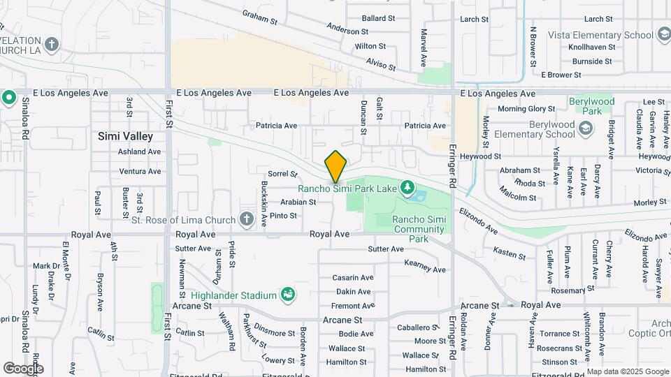 1542 Crocker St Mapa y Detalles de la Ubicación