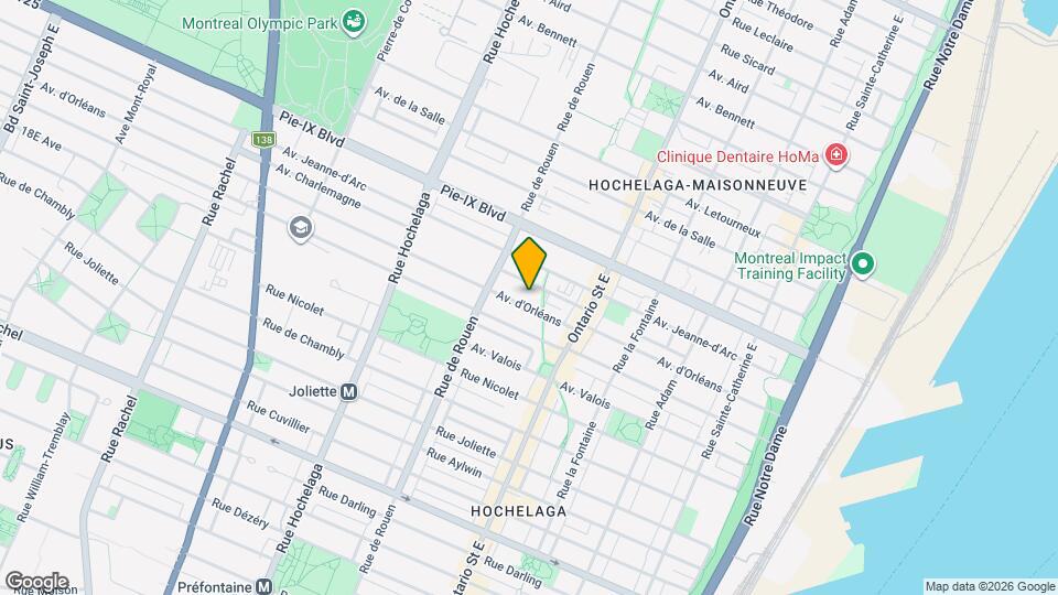 2111 D'orléans Av Map and Location Details