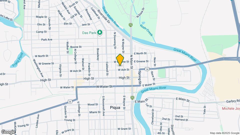 408 N Wayne St Map and Location Details
