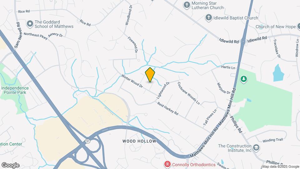 1209 Blossom Wood Ct Mapa y Detalles de la Ubicación