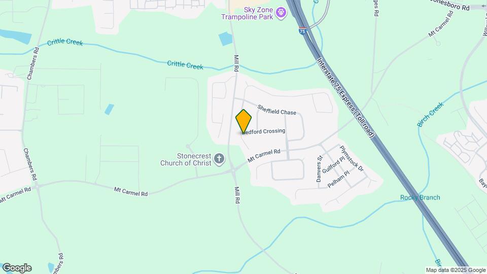 437 Bedford Crossing Map and Location Details