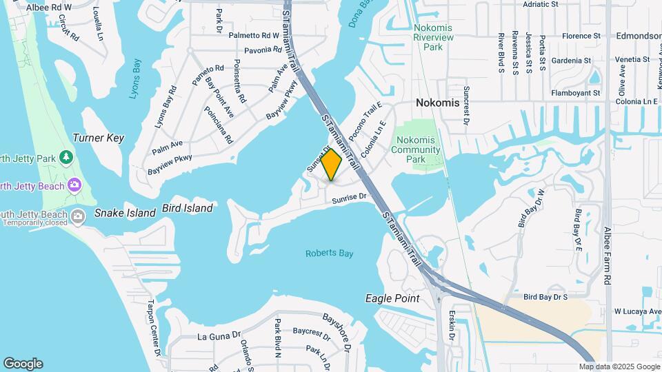 301 Colonia Ln W Map and Location Details