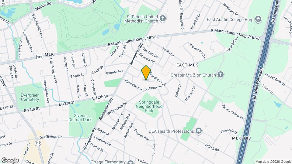 1403 S Redondo Dr Mapa y Detalles de la Ubicación