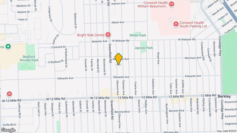 3876 Ellwood Ave Map and Location Details