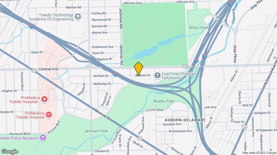 1565 Jermain Dr Map and Location Details