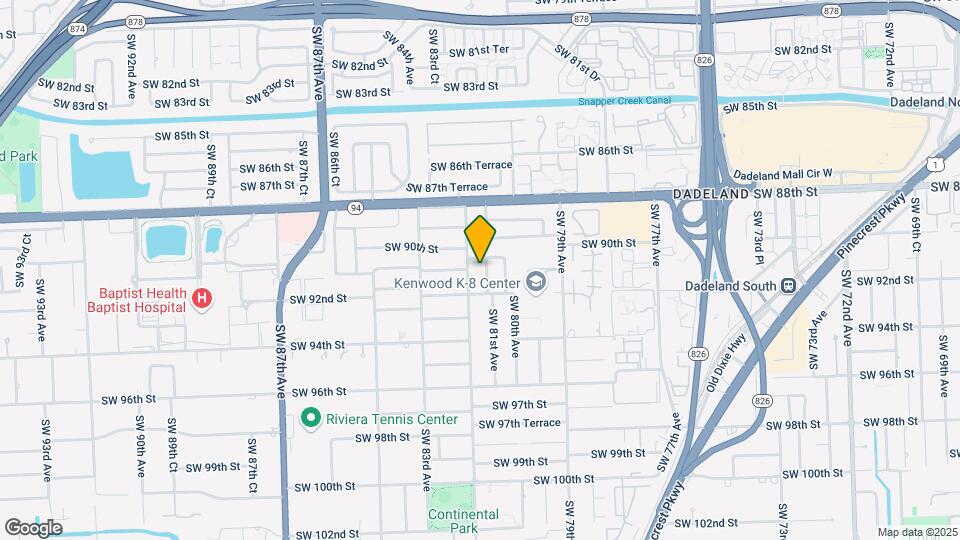 9100 SW 81st Ave Map and Location Details