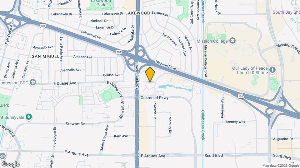 1257 Lakeside Dr, Unit FL2-ID6771A Map and Location Details